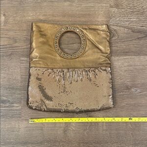 Whiting & Davis Gold and Bronze Mesh Bag